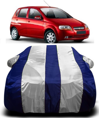 V VINTON Car Cover For Chevrolet Aveo Uva (With Mirror Pockets)(Multicolor)