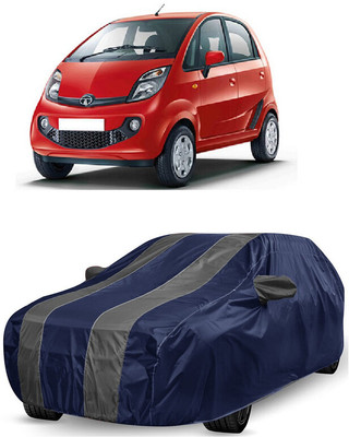 ANTOFY Car Cover For Tata Nano XT (With Mirror Pockets)(Grey, Blue)