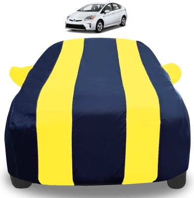 Auto Hub Car Cover For Toyota Prius (With Mirror Pockets)(Yellow)