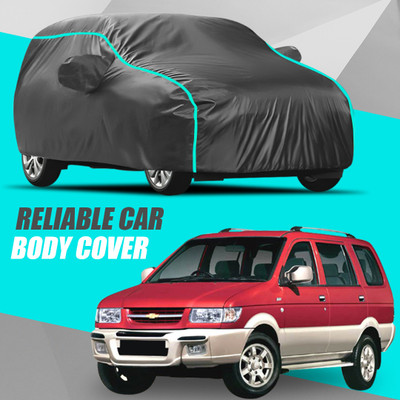 R Rayvin Star Car Cover For Chevrolet Tavera (With Mirror Pockets)(Multicolor)