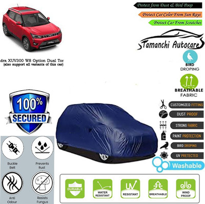 Tamanchi Autocare Car Cover For Mahindra XUV300 W8 Option Dual Tone Petrol(Blue)