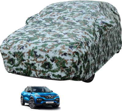 Auto Hub Car Cover For Renault Kiger (With Mirror Pockets)(Multicolor)