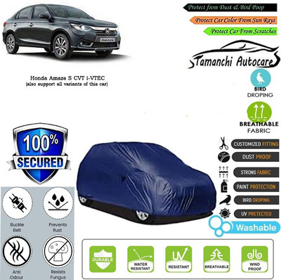 Tamanchi Autocare Car Cover For Honda Amaze S CVT i-VTEC(Blue)