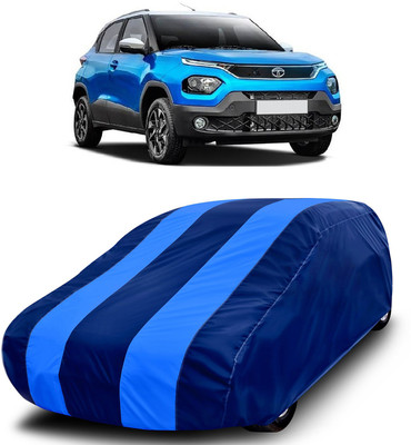 MoTRoX Car Cover For Tata Punch (Without Mirror Pockets)(Blue, Blue)