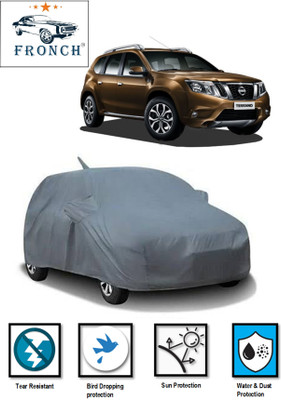 FRONCH Car Cover For Nissan Terrano (With Mirror Pockets)(Grey)
