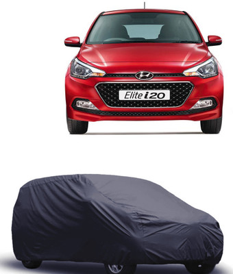 ROYAL AUTO MART Car Cover For Hyundai Elite i20 (Without Mirror Pockets)(Grey)