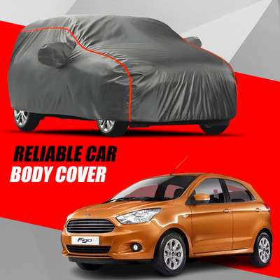AXLOZ Car Cover For Ford Figo (With Mirror Pockets)(Multicolor)