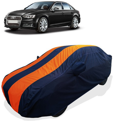 Coxtor Car Cover For Audi A4 30 TFSI Technology Petrol (With Mirror Pockets)(Orange)