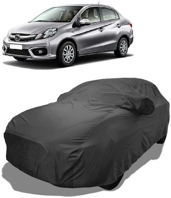 Coxtor Car Cover For Honda Amaze SX i-VTEC (With Mirror Pockets)(Grey)