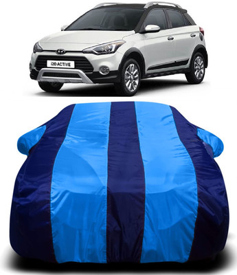 AXLOZ Car Cover For Hyundai i20 Active (With Mirror Pockets)(Multicolor)
