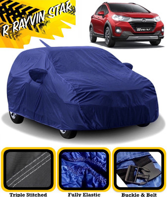 R Rayvin Star Car Cover For Honda WRV i-DTEC S (With Mirror Pockets)(Blue)