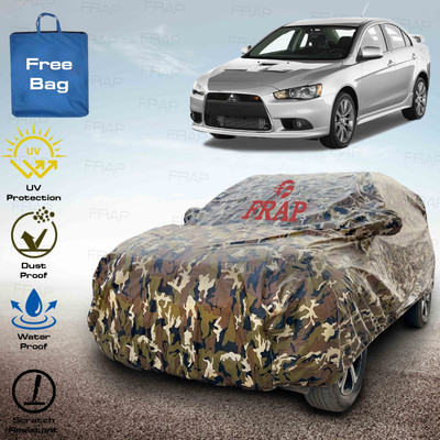 Frap Car Cover For Mitsubishi Lancer (With Mirror Pockets)(Multicolor, Red)