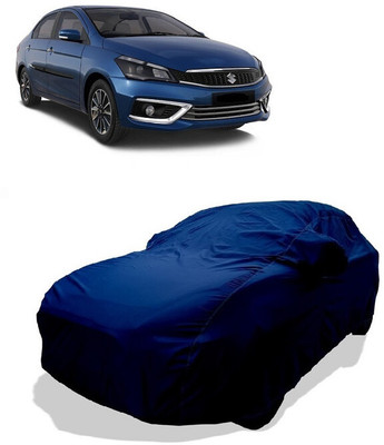 Coxtor Car Cover For Maruti Suzuki Ciaz Alpha AMT Petrol (With Mirror Pockets)(Green)