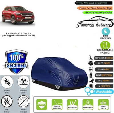 Tamanchi Autocare Car Cover For Kia Seltos HTX CVT 1.5(Blue)