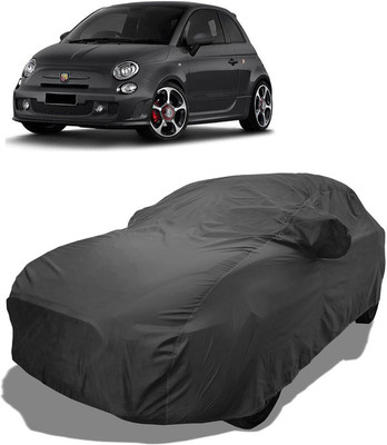 Coxtor Car Cover For Fiat 500 Abarth 595 Competizione (With Mirror Pockets)(Grey)