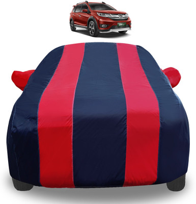 Auto Hub Car Cover For Honda BR-V (With Mirror Pockets)(Red)