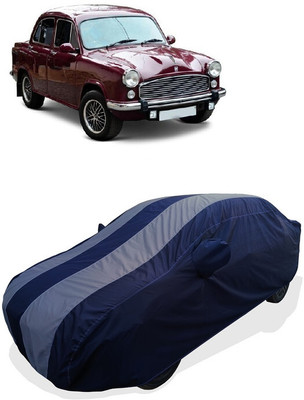 Coxtor Car Cover For Hindustan Motors Ambassador MPFi (With Mirror Pockets)(Grey)