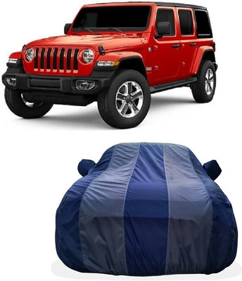 Tricway Car Cover For Jeep Wrangler 2.0 4x4 Petrol (With Mirror Pockets)(Multicolor)
