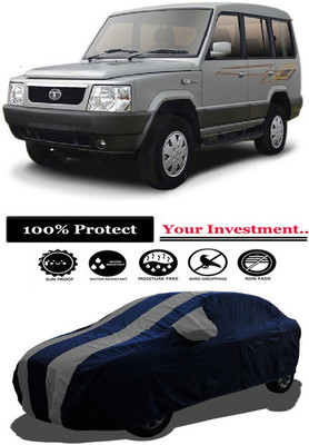 Amexride Car Cover For Tata Sumo Victa (With Mirror Pockets)(Grey)