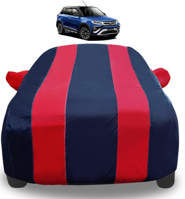 Auto Hub Car Cover For Toyota Urban Cruiser (With Mirror Pockets)(Red)