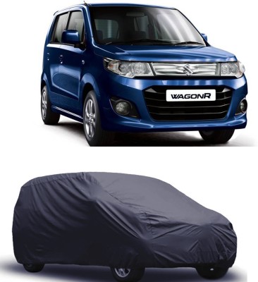 ROYAL AUTO MART Car Cover For Maruti Suzuki WagonR (Without Mirror Pockets)(Grey)