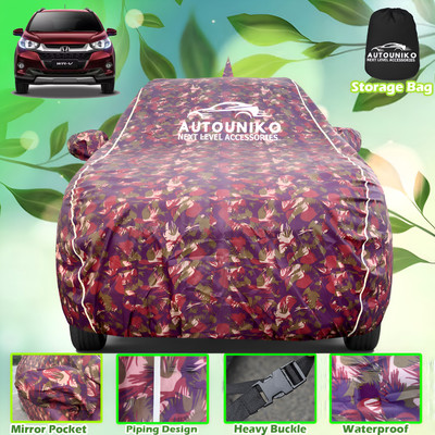 autouniko Car Cover For Honda WR-V (With Mirror Pockets)(Multicolor)