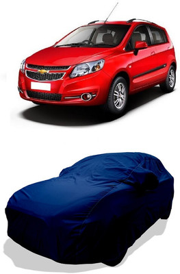 Coxtor Car Cover For Chevrolet Sail U-VA (With Mirror Pockets)(Blue)