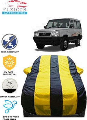 FUZICON Car Cover For Tata Sumo Victa(Yellow, Blue)