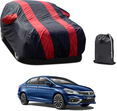 PAGORA Car Cover For Maruti Suzuki Ciaz (With Mirror Pockets)(Red, For 2019, 2020, 2021, 2022, 2023 Models)