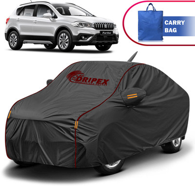 DRIPEX Car Cover For Maruti Suzuki S-Cross (With Mirror Pockets)(Black)