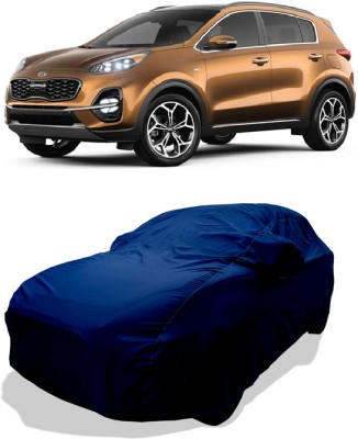 Coxtor Car Cover For Kia Sportage (With Mirror Pockets)(Blue)