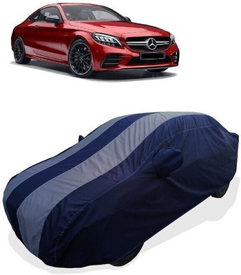 QLAX Car Cover For Maruti C-Class Coupe C43 AMG Petrol (With Mirror Pockets)(Grey)