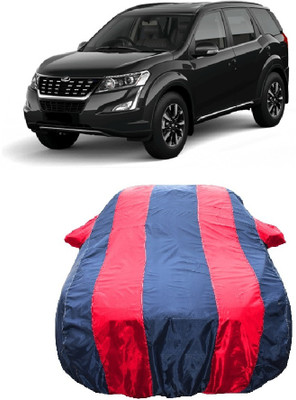 Wegather Car Cover For Mahindra XUV500 W11 Option AWD Diesel (With Mirror Pockets)(Red)