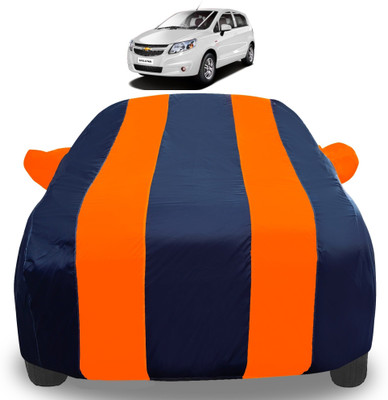 Auto Hub Car Cover For Chevrolet Sail UVA (With Mirror Pockets)(Orange)