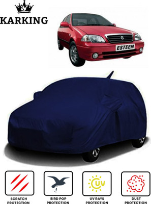 KARKING Car Cover For Maruti Suzuki Esteem (With Mirror Pockets)(Blue)