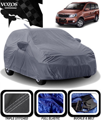 VOZOS Car Cover For Mahindra Xylo (With Mirror Pockets)(Grey)