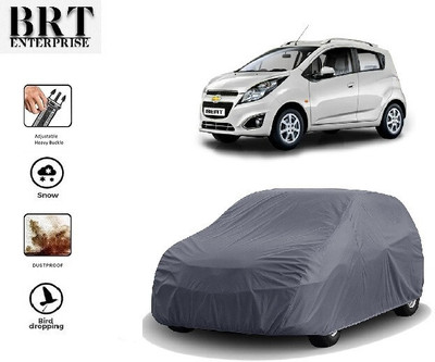 BRTENTERPRISE Car Cover For Chevrolet Beat (Without Mirror Pockets)(Grey, For 2014, 2015, 2013, 2012, 2011, 2016 Models)