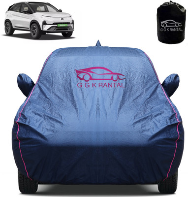 G G K RANTAL Car Cover For Tata Nexon EV (With Mirror Pockets)(Blue)