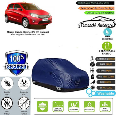 Tamanchi Autocare Car Cover For Maruti Suzuki Celerio ZXI AT Optional(Blue)