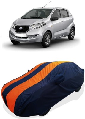 Coxtor Car Cover For Datsun Redi GO 1.0 S (With Mirror Pockets)(Orange)