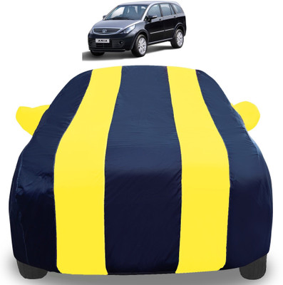 Auto Hub Car Cover For Tata Aria (With Mirror Pockets)(Yellow)