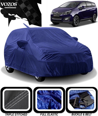 VOZOS Car Cover For Mahindra Marazzo (With Mirror Pockets)(Blue)