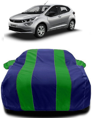 Autoprime Car Cover For Tata Altroz XT Diesel (With Mirror Pockets)(Green, Blue)