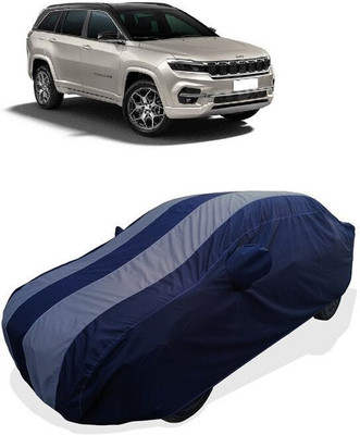 QLAX Car Cover For Maruti Commander (With Mirror Pockets)(Grey)