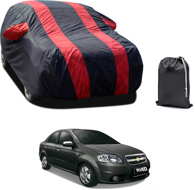PAGORA Car Cover For Chevrolet Aveo Uva (With Mirror Pockets)(Red, For 2019, 2020, 2021, 2022, 2023 Models)