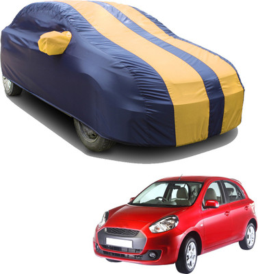 SS FOR YOUR SMART NEEDS Car Cover For Renault Pulse (With Mirror Pockets)(Blue, Yellow)