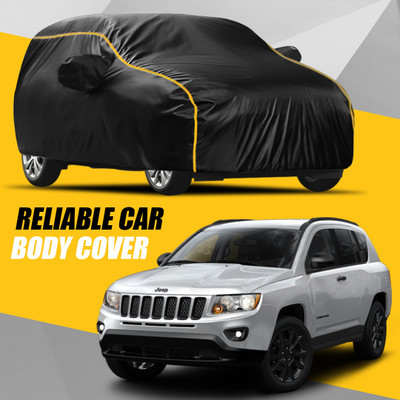 S Shine Max Car Cover For Jeep Compass (With Mirror Pockets)(Multicolor)