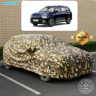 CODOKI Car Cover For Kia Carens (With Mirror Pockets)(Yellow, Multicolor)
