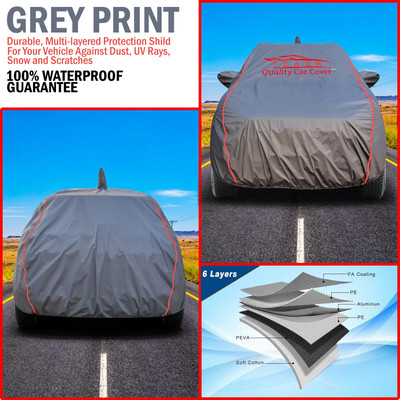 TEASN Car Cover For Mahindra XUV 500 (With Mirror Pockets)(Grey)