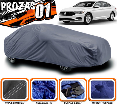 prozas Car Cover For Volkswagen Jetta (With Mirror Pockets)(Grey)